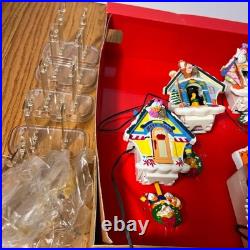 RARE 1993 Mr. Christmas Disney Mickey's Clock Shop Retail Store Display Tested
