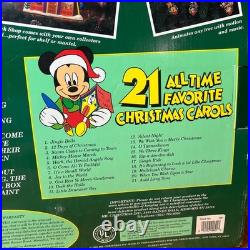 RARE 1993 Mr. Christmas Disney Mickey's Clock Shop Retail Store Display Tested