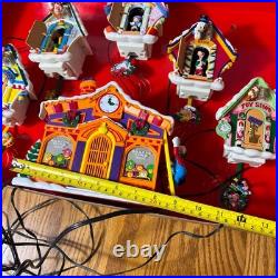 RARE 1993 Mr. Christmas Disney Mickey's Clock Shop Retail Store Display Tested