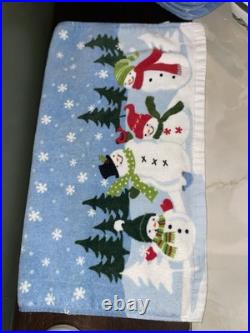 (RARE) 27+ St. Nicholas Square Snowman Dinnerware Collection! 