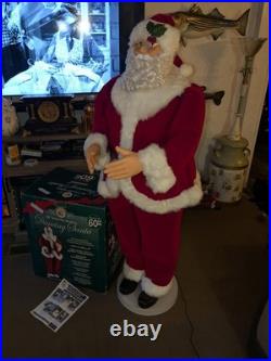 RARE 60 Animated Motion Dancing Santa Life Size Christmas 2003 Dancing Works