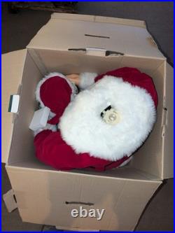 RARE 60 Animated Motion Dancing Santa Life Size Christmas 2003 Dancing Works