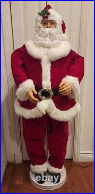 RARE 60 Animated Motion Singing Dancing Santa Life Size Christmas 2003 READ