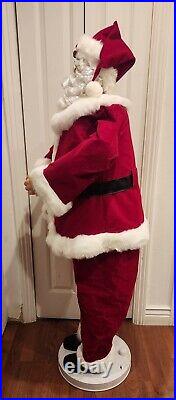 RARE 60 Animated Motion Singing Dancing Santa Life Size Christmas 2003 READ