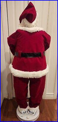 RARE 60 Animated Motion Singing Dancing Santa Life Size Christmas 2003 READ