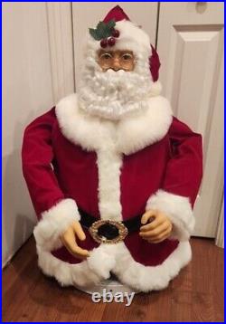 RARE 60 Animated Motion Singing Dancing Santa Life Size Christmas 2003 READ