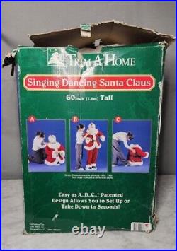 RARE 60 Animated Motion Singing Dancing Santa Life Size Christmas 2003 READ