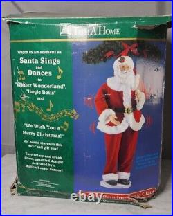 RARE 60 Animated Motion Singing Dancing Santa Life Size Christmas 2003 READ