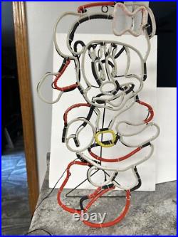 RARE Gemmy Disney Christmas 29 LED Minnie Mouse Neon Sign Light Rope RARE Gemmy Disney Christmas 29 LED Minnie Mouse Neon Sign Light Rope