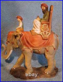 RARE Heavens Majesty 3 King MAGI Wisemen Elephant Camel Horse Detailed Polyresin