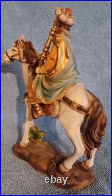 RARE Heavens Majesty 3 King MAGI Wisemen Elephant Camel Horse Detailed Polyresin