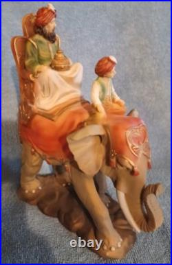 RARE Heavens Majesty 3 King MAGI Wisemen Elephant Camel Horse Detailed Polyresin