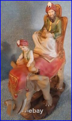 RARE Heavens Majesty 3 King MAGI Wisemen Elephant Camel Horse Detailed Polyresin