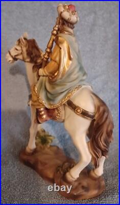 RARE Heavens Majesty 3 King MAGI Wisemen Elephant Camel Horse Detailed Polyresin