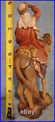 RARE Heavens Majesty 3 King MAGI Wisemen Elephant Camel Horse Detailed Polyresin