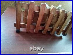 RARE Mark Roberts Christmas Vintage Train set Mantle stocking holders 21