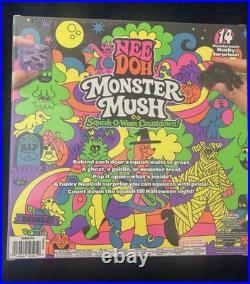 RARE NeeDoh Monster Mush Squish-O-Ween Halloween Advent Calendar 14 Squishy Toys