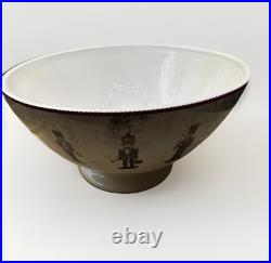 RARE Nutcracker Large Serving Bowl a Williams Sonoma Exclusively 12 Diameter