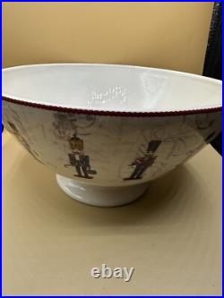 RARE Nutcracker Large Serving Bowl a Williams Sonoma Exclusively 12 Diameter