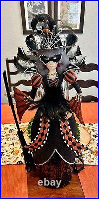 RARE Pier 1 Awesome 24 Sarafina Smoke Witch Halloween Collectible Decor Display