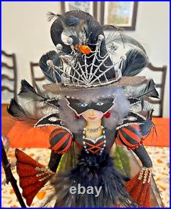 RARE Pier 1 Awesome 24 Sarafina Smoke Witch Halloween Collectible Decor Display