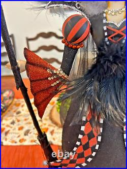 RARE Pier 1 Awesome 24 Sarafina Smoke Witch Halloween Collectible Decor Display