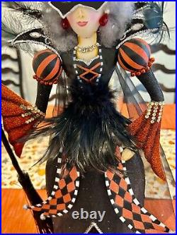 RARE Pier 1 Awesome 24 Sarafina Smoke Witch Halloween Collectible Decor Display