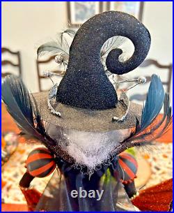 RARE Pier 1 Awesome 24 Sarafina Smoke Witch Halloween Collectible Decor Display