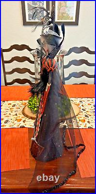 RARE Pier 1 Awesome 24 Sarafina Smoke Witch Halloween Collectible Decor Display