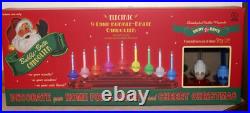 RARE Radko Shiny Brite Holiday Christmas Bubble Light Candolier, Mantle, Window RARE Radko Shiny Brite Holiday Christmas Bubble Light Candolier, Mantle, Window