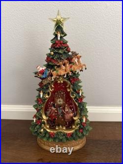 RARE Raz Imports Nutcracker Ballet Musical Lit Water Tree
