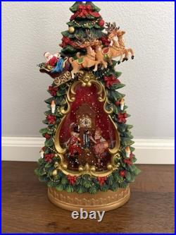 RARE Raz Imports Nutcracker Ballet Musical Lit Water Tree