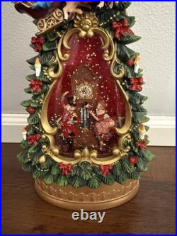 RARE Raz Imports Nutcracker Ballet Musical Lit Water Tree