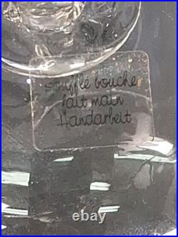 RARE Set of 6 La Vida Clear Crystal Christmas Ball Hand Blown Hand Cut Ornaments RARE Set of 6 La Vida Clear Crystal Christmas Ball Hand Blown Hand Cut Ornaments