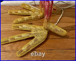 RARE! Vintage 33 Lighted Moving Metal Flamingo Yard Sculpture Heavy RARE! Vintage 33 Lighted Moving Metal Flamingo Yard Sculpture Heavy
