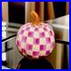 RETIRED_MacKENZIE_CHILDS_Purple_CHECK_Medium_Fall_PUMPKIN_W_Box_Autumn_Halloween_01_dly