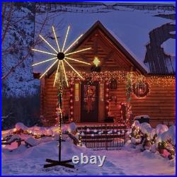 RGB Firework Christmas Light, 180 LEDs, 8.2ft, Remote/App Control, Indoor/Outdoor