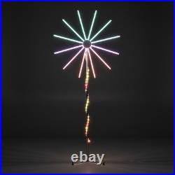 RGB Firework Christmas Light, 180 LEDs, 8.2ft, Remote/App Control, Indoor/Outdoor