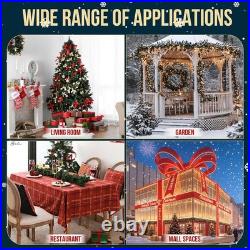 RGB Firework Christmas Light, 180 LEDs, 8.2ft, Remote/App Control, Indoor/Outdoor