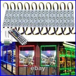 RGB SMD 5050 3 LED Module Light 12V For Sign Letter Channel Lamp Store Window US