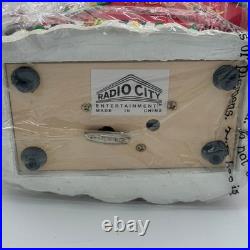 Radio City Christmas Spectacular Rockettes Sleigh 120mm Musical Snow Globe