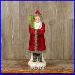 Ragon House Christmas 16 Deep Red Velvet Belsnickle Santa Figurine NEW