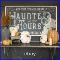 Ragon House Halloween 48 Haunted Tours Metal Sign Ragon House Halloween 48 Haunted Tours Metal Sign