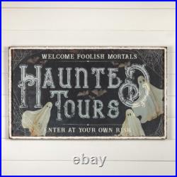 Ragon House Halloween 48 Haunted Tours Metal Sign Ragon House Halloween 48 Haunted Tours Metal Sign