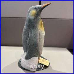 Rare 13x7.5 In. Ino Schaller Bayern Penguin Statuette With Mini Penguin Ornament