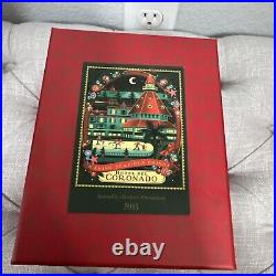 Rare 2015 Hotel Del Coronado Glass Making Seasides Bright Ornament Christmas