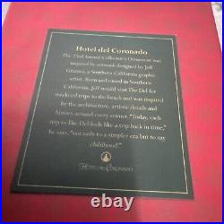 Rare 2015 Hotel Del Coronado Glass Making Seasides Bright Ornament Christmas