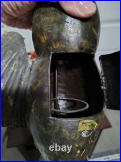 Rare Bruce Elsass For Bethany Lowe Metal Owl Halloween Parade Lantern
