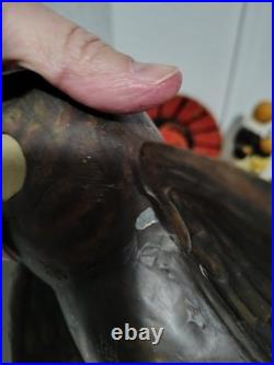 Rare Bruce Elsass For Bethany Lowe Metal Owl Halloween Parade Lantern