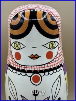Rare Crate & Barrel Suzy Ultman Matryoshka Nesting Dolls Christmas Discontinued Rare Crate & Barrel Suzy Ultman Matryoshka Nesting Dolls Christmas Discontinued